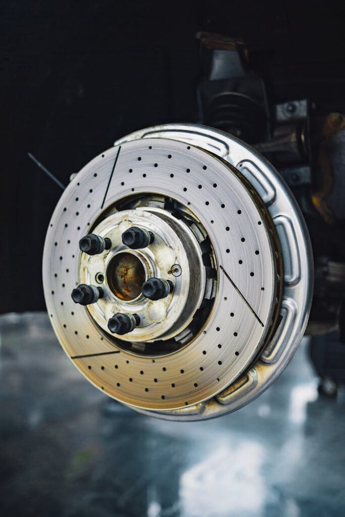 Disk brake of wheeled vehicle